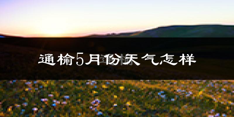 通榆县5月份天气如何?很热吗?