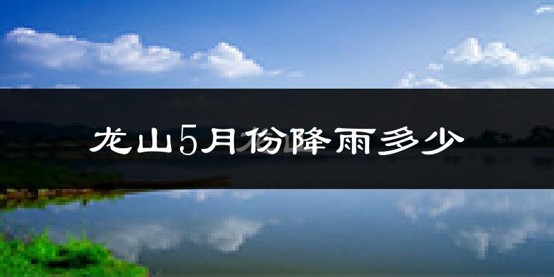 龙山5月份降雨多少?
