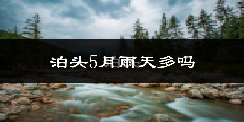 泊头5月雨天多吗?