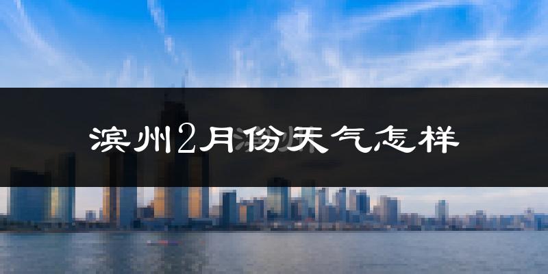 滨州市2月份天气如何?很冷吗?