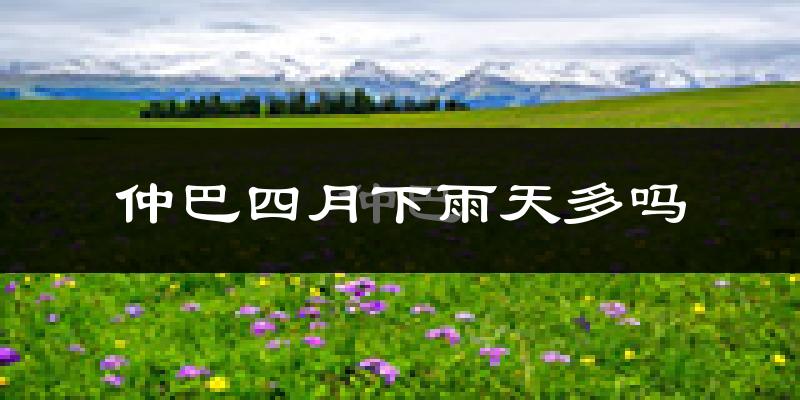 仲巴四月下雨天多吗?仲巴4月份降雨量多少?
