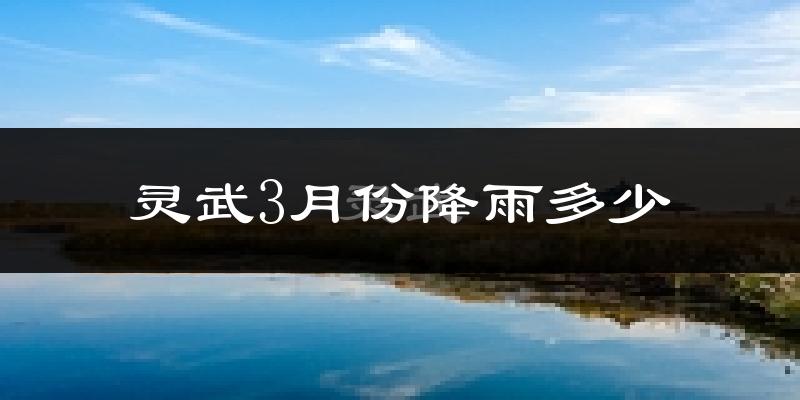 灵武3月份降雨多少?