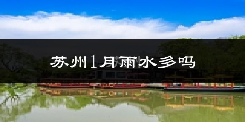 苏州1月雨水多吗?