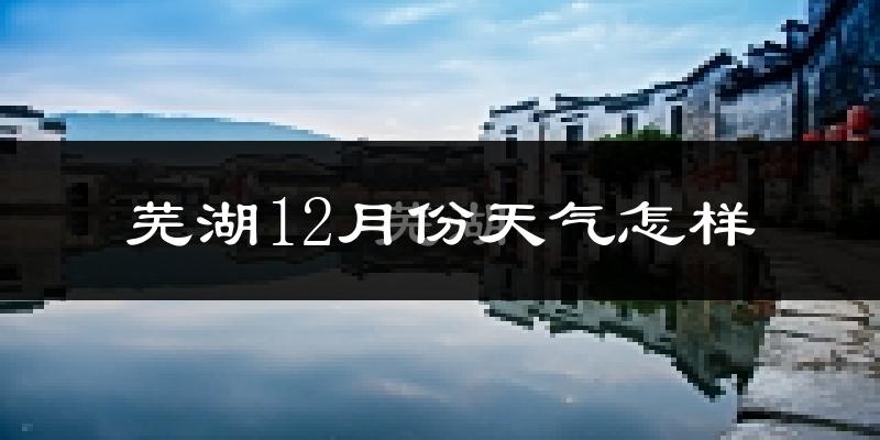 芜湖12月份天气怎样?芜湖十二月冷不冷?