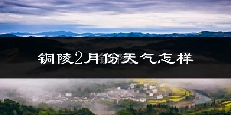铜陵市2月份天气如何?冷吗?