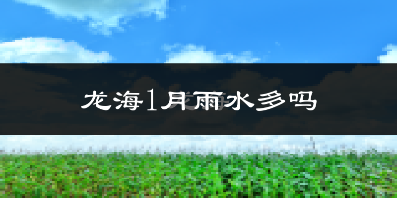 龙海1月雨水多吗?