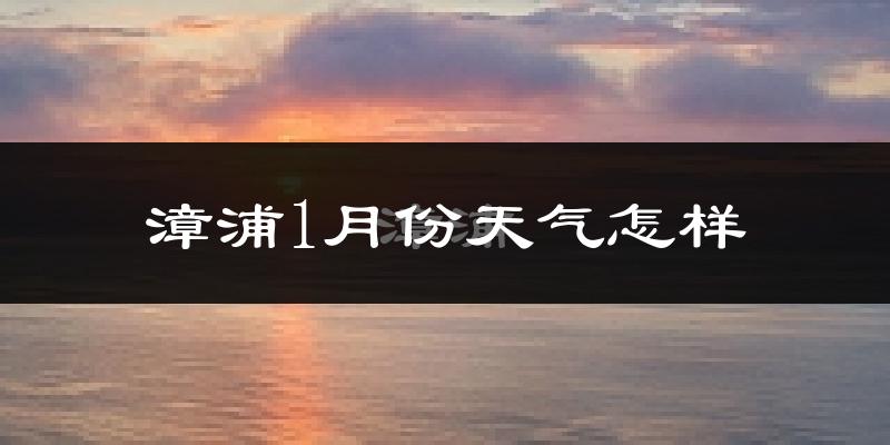 漳浦县1月份天气如何?冷吗?