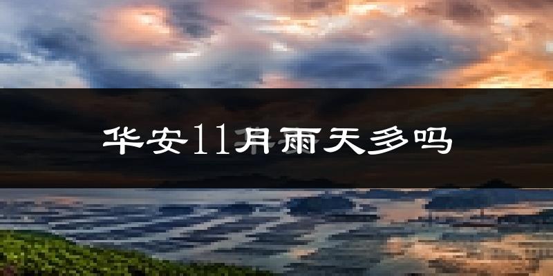 华安11月雨天多吗?