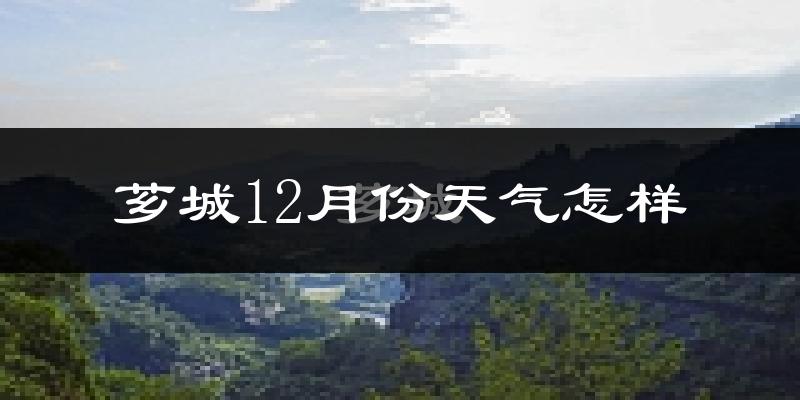 芗城12月份天气怎样?芗城十二月冷吗?
