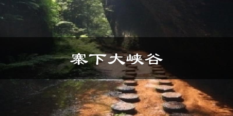 寨下大峡谷今日天气