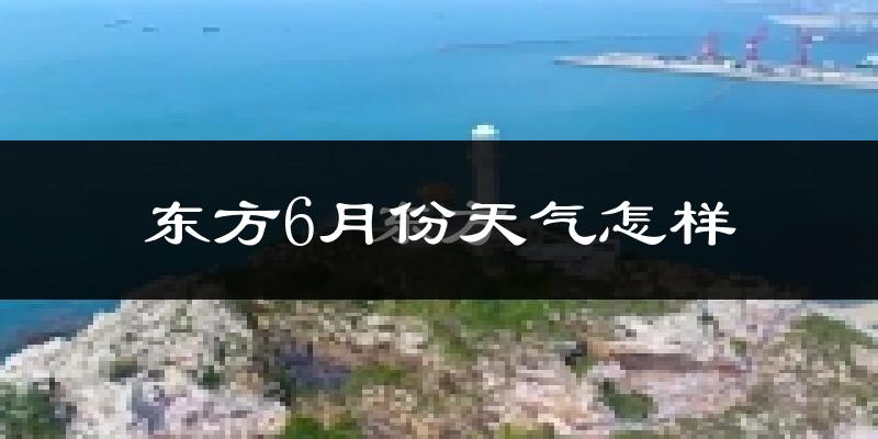 东方市6月份天气如何?很热吗?